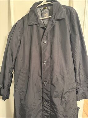 Zara Men’s Navy-Black Trench Coat
